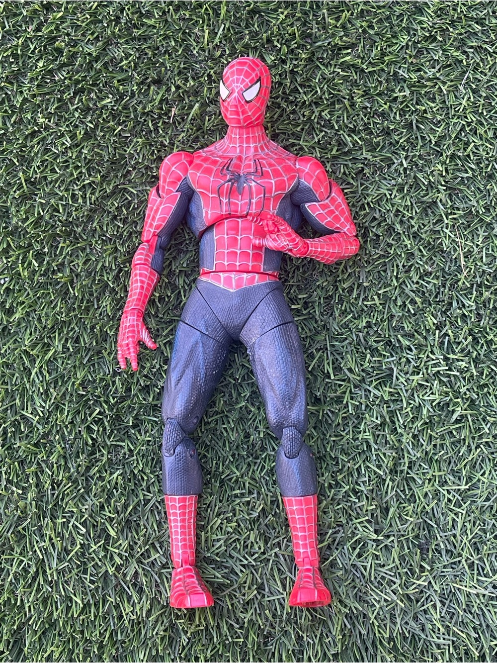 Vintage 2004 Toy Biz Spider-Man 2 Movie Super Poseable 12" Action Figure
